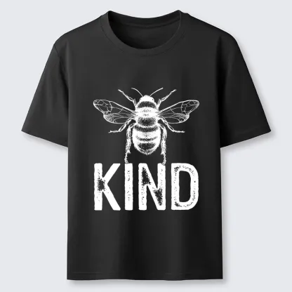 Tokyo-Tiger Minimalist Bee Kind Illustration Classic T-Shirt