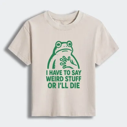 Tokyo-Tiger Weird Frog Funny Meme Women's Washed T-shirt