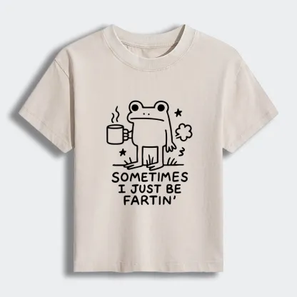 Tokyo-Tiger Sometimes A Frog Just Needs To Fart Women's Washed T-shirt