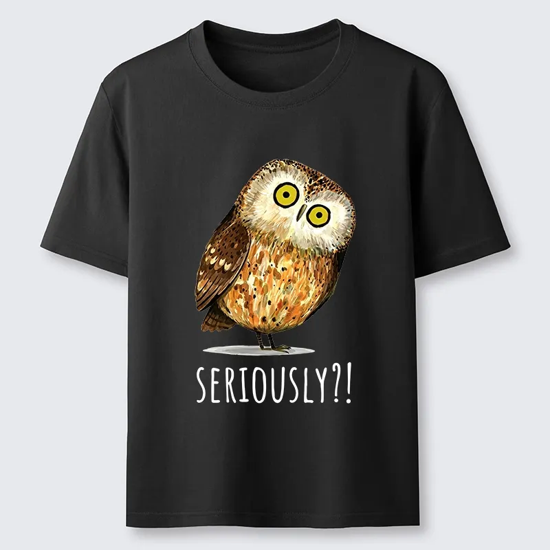 Tokyo-Tiger Seriously Confused Owl Meme Art Classic T-Shirt