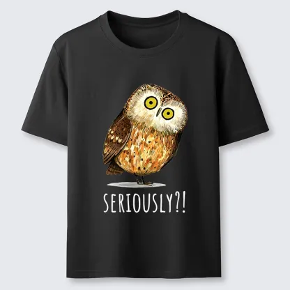 Tokyo-Tiger Seriously Confused Owl Meme Art Classic T-Shirt