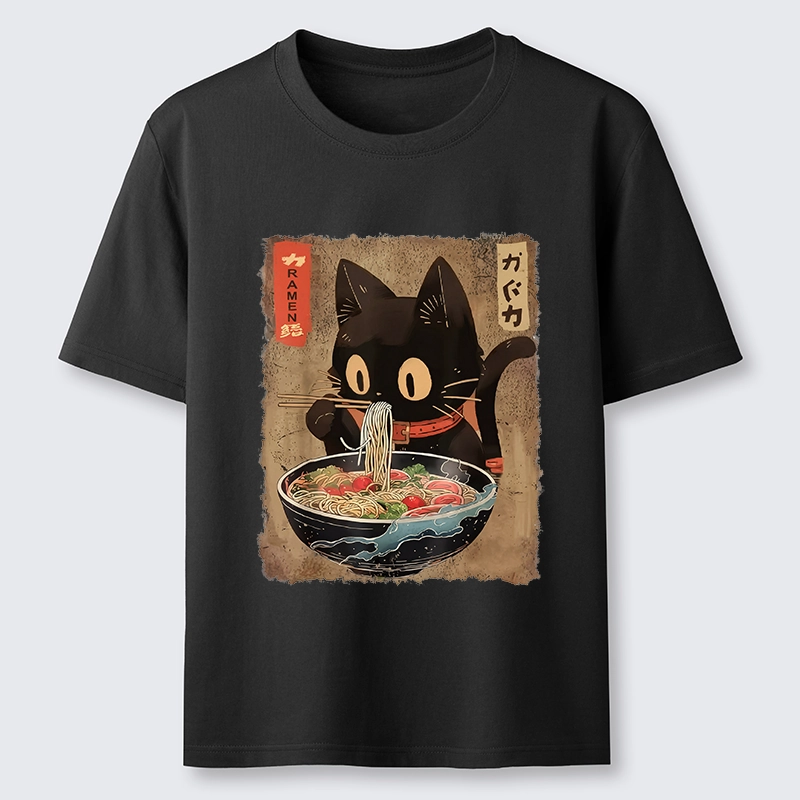 Tokyo-Tiger Ramen Cat Living Its Best Life Classic T-Shirt