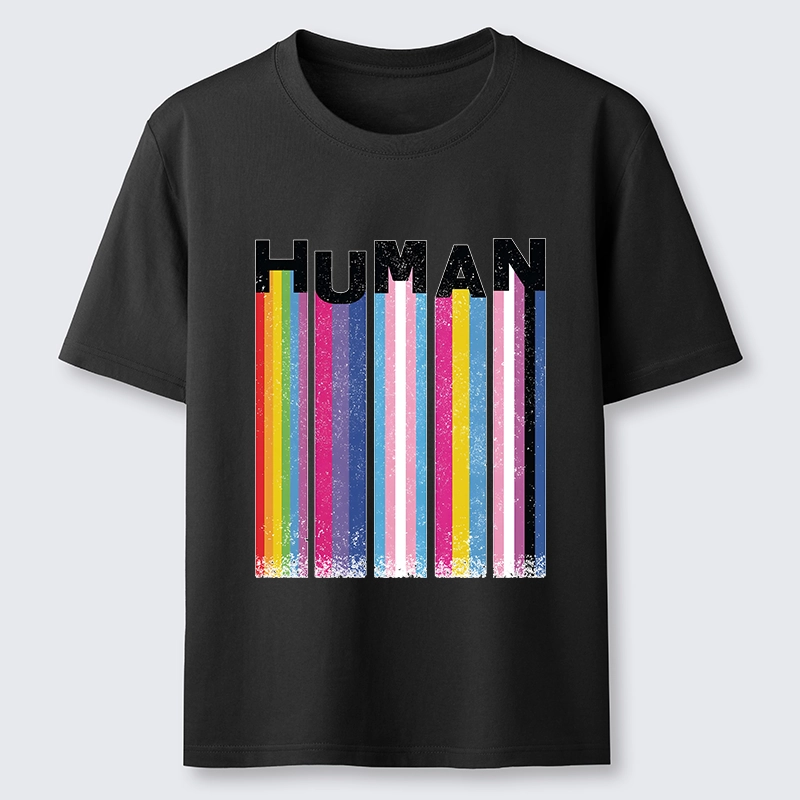 Tokyo-Tiger Rainbow Stripes Human Pride Classic T-Shirt