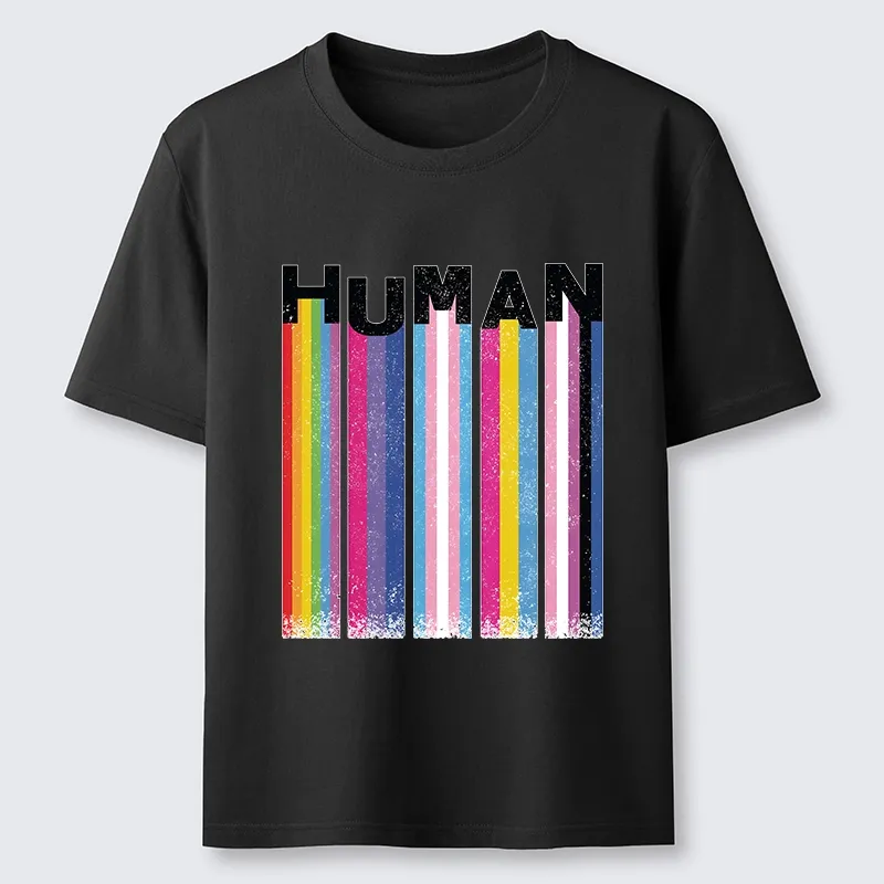 Tokyo-Tiger Rainbow Stripes Human Pride Classic T-Shirt