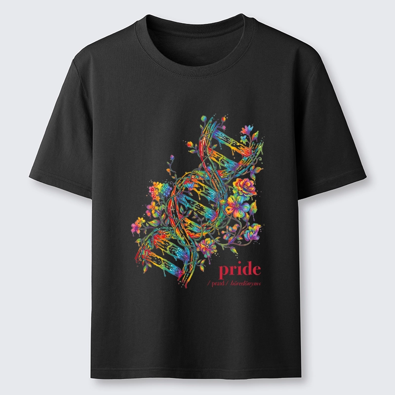 Tokyo-Tiger Floral Rainbow DNA Full Of Pride Spirit Classic T-Shirt