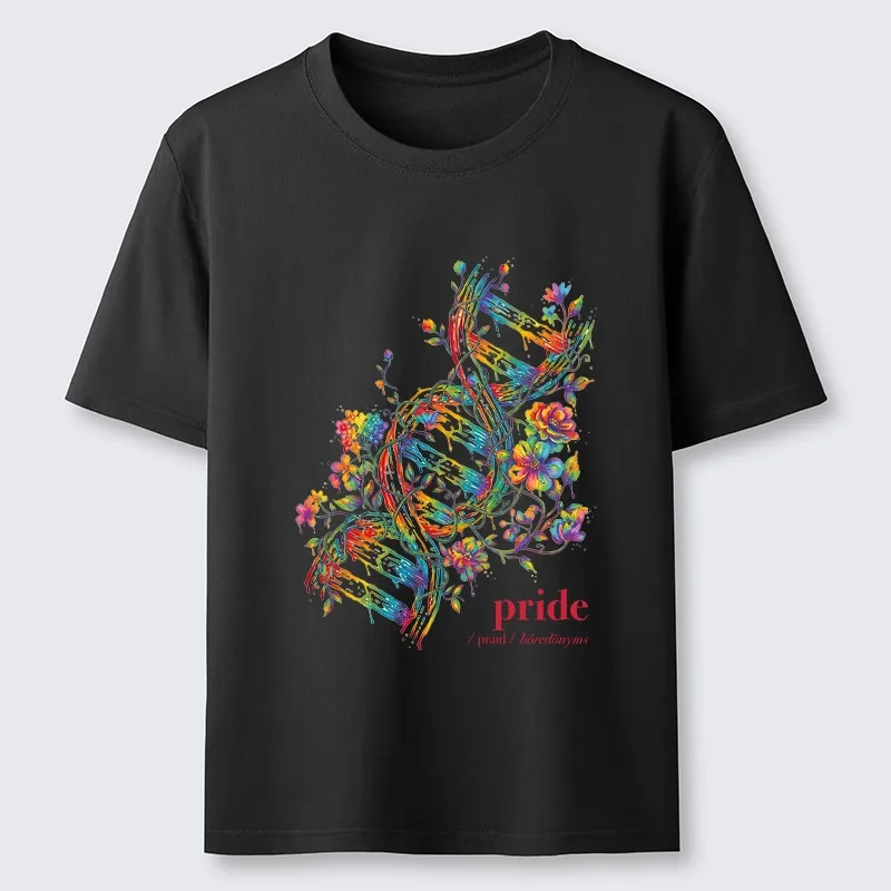 Tokyo-Tiger Floral Rainbow DNA Full Of Pride Spirit Classic T-Shirt