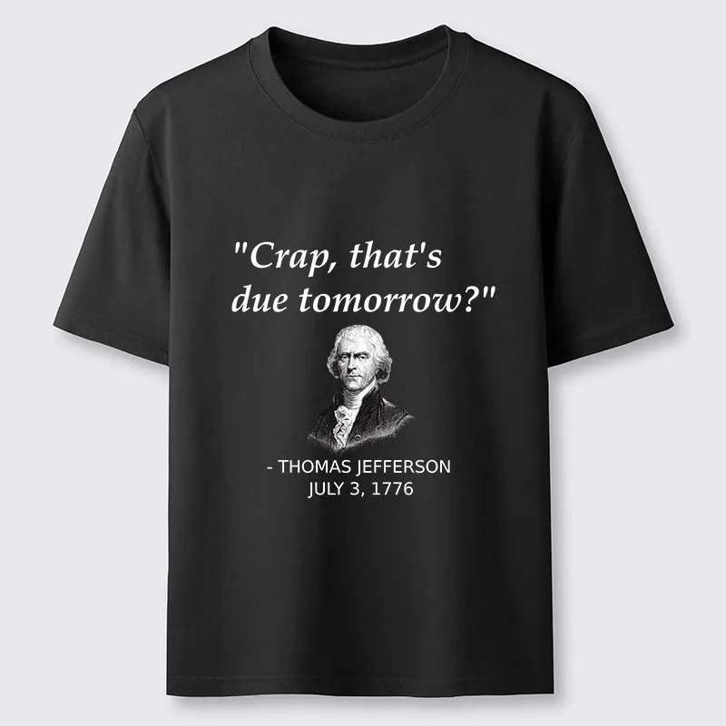 Tokyo-Tiger Funny Meme Jefferson Last Minute Deadline Panic Classic T-Shirt