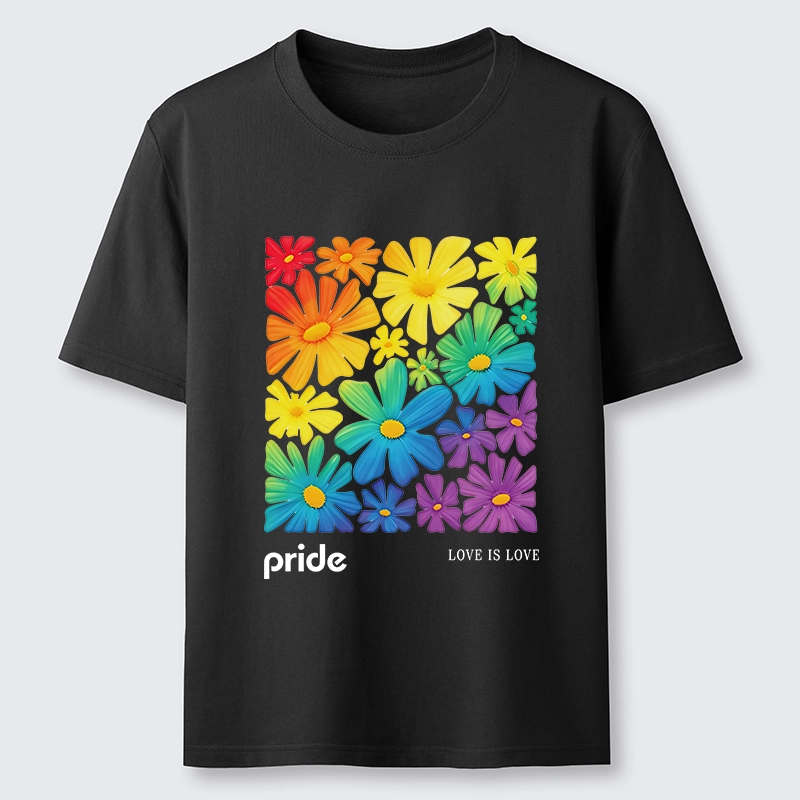 Tokyo-Tiger Colorful Blooms Honor Equal Loving Souls Classic T-Shirt