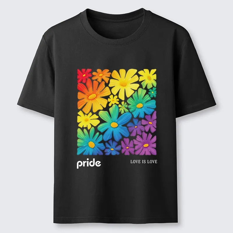Tokyo-Tiger Colorful Blooms Honor Equal Loving Souls Classic T-Shirt
