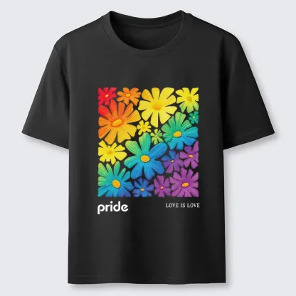 Tokyo-Tiger Colorful Blooms Honor Equal Loving Souls Classic T-Shirt