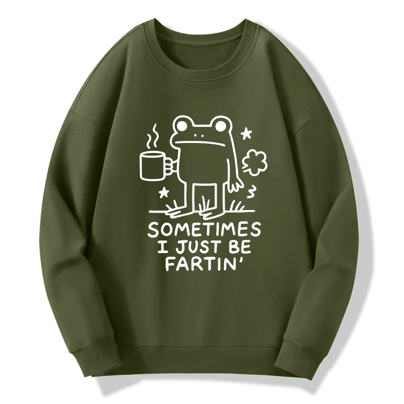 Tokyo-Tiger Sometimes A Frog Just Needs To Fart Classic Sweatshirt