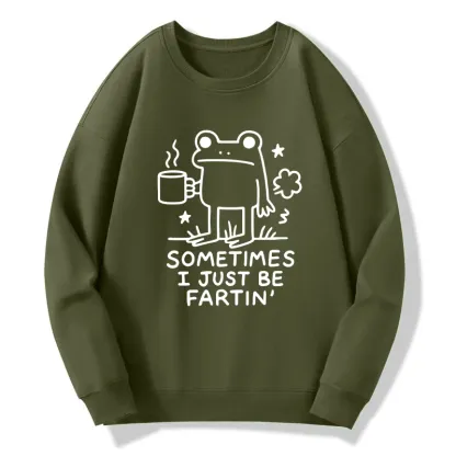 Tokyo-Tiger Sometimes A Frog Just Needs To Fart Classic Sweatshirt