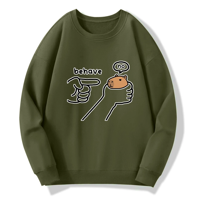 Tokyo-Tiger Dishonest Capybara Classic Sweatshirt