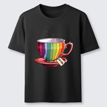 Tokyo-Tiger Rainbow Pride Tea Cup Classic T-Shirt