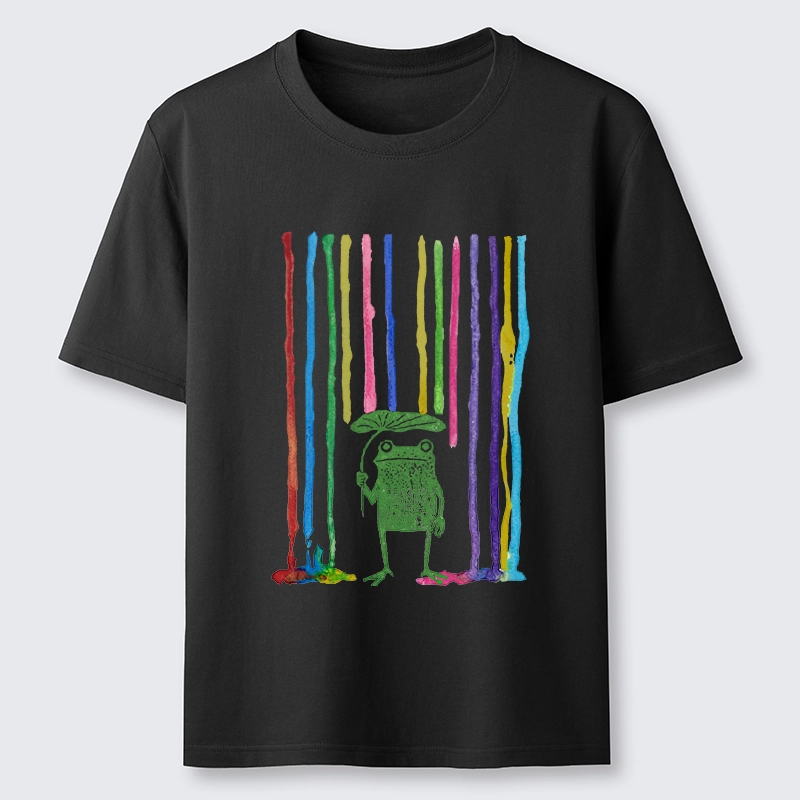 Tokyo-Tiger Frog Under The Rainbow Rain Classic T-Shirt