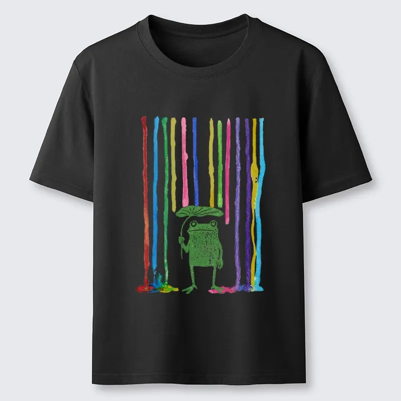Tokyo-Tiger Frog Under The Rainbow Rain Classic T-Shirt