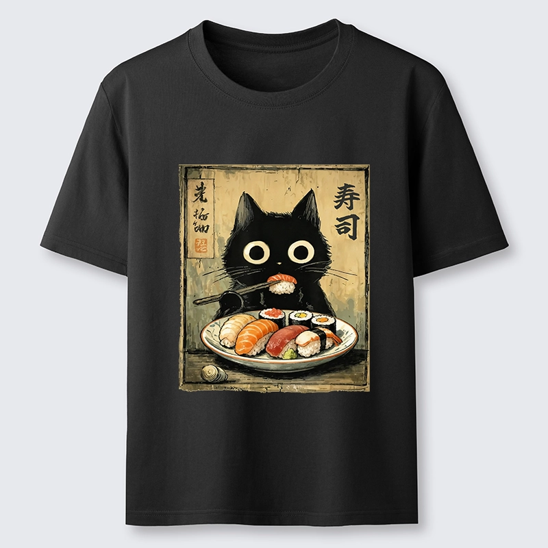 Tokyo-Tiger Vintage Japanese Sushi Cat Classic T-Shirt