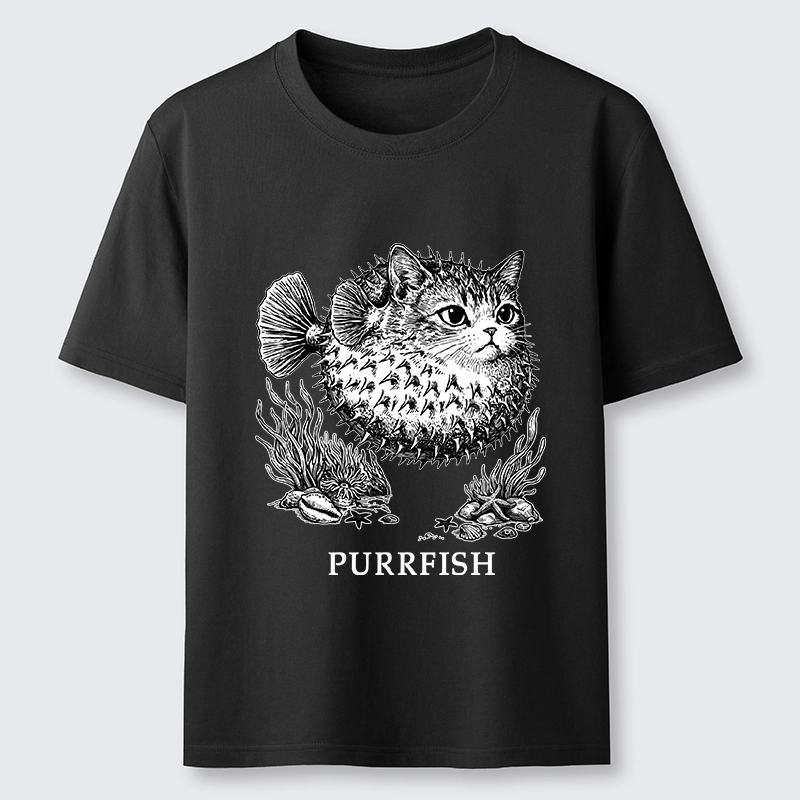 Tokyo-Tiger Spiky Puffer With Cute Cat Head Classic T-Shirt