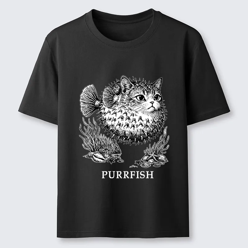 Tokyo-Tiger Spiky Puffer With Cute Cat Head Classic T-Shirt