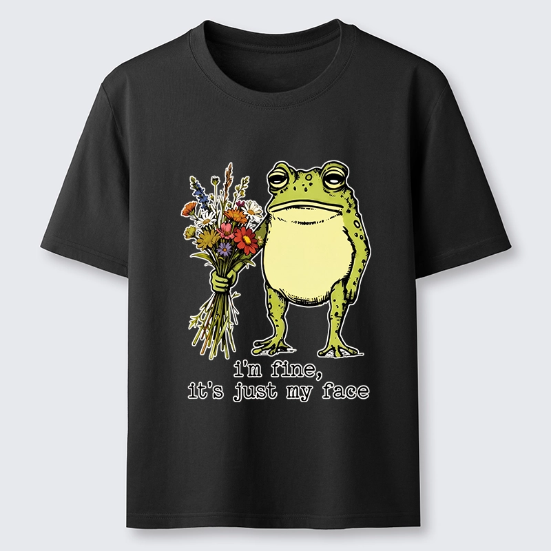 Tokyo-Tiger Funny Frog Meme My Face Lies Classic T-Shirt