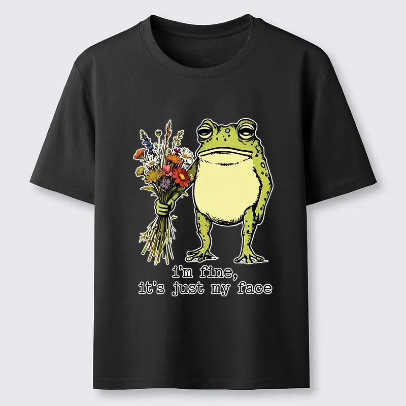 Tokyo-Tiger Funny Frog Meme My Face Lies Classic T-Shirt Sale
