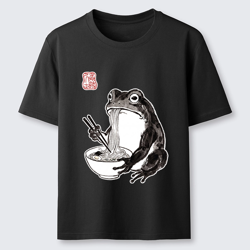 Tokyo-Tiger Cat Loves Eating Pasta Classic T-Shirt