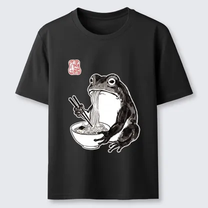 Tokyo-Tiger Cat Loves Eating Pasta Classic T-Shirt