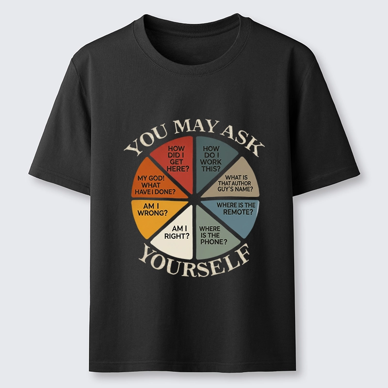 Tokyo-Tiger Full Of Self Doubt Questions Wheel Classic T-Shirt
