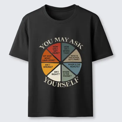 Tokyo-Tiger Full Of Self Doubt Questions Wheel Classic T-Shirt