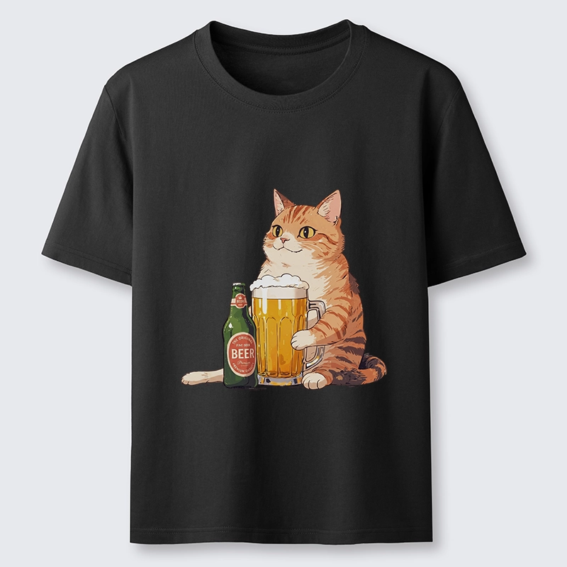 Tokyo-Tiger Funny Beer Cat After Work Classic T-Shirt