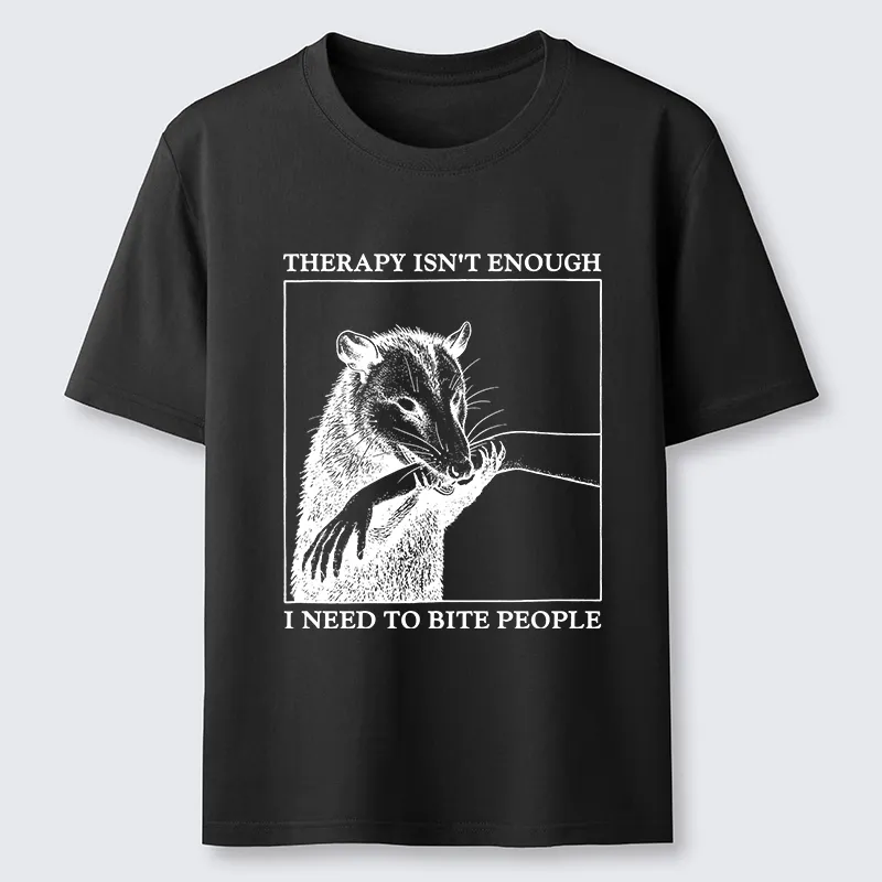 Tokyo-Tiger Funny Opossum Biting People Classic T-Shirt