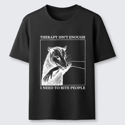 Tokyo-Tiger Funny Opossum Biting People Classic T-Shirt
