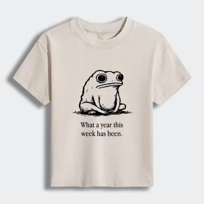 Tokyo-Tiger This Week Feels Like A Whole Year Women's Washed T-shirt