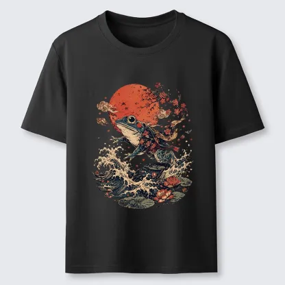 Tokyo-Tiger Cool Japanese Style Frog Saving The World Classic T-Shirt