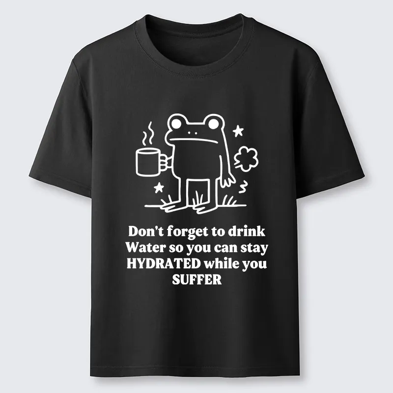 Tokyo-Tiger Frog Says Drink Water Classic T-Shirt