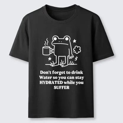 Tokyo-Tiger Frog Says Drink Water Classic T-Shirt