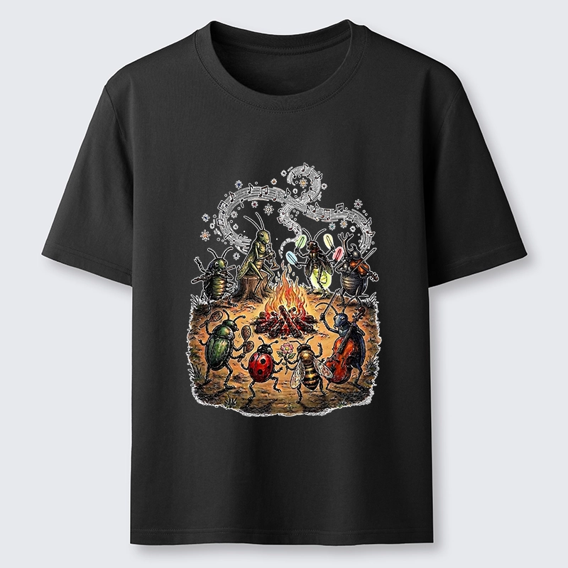 Tokyo-Tiger Bug Band Campfire Jam Classic T-Shirt