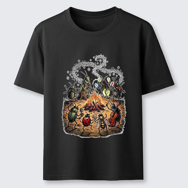 Tokyo-Tiger Bug Band Campfire Jam Classic T-Shirt