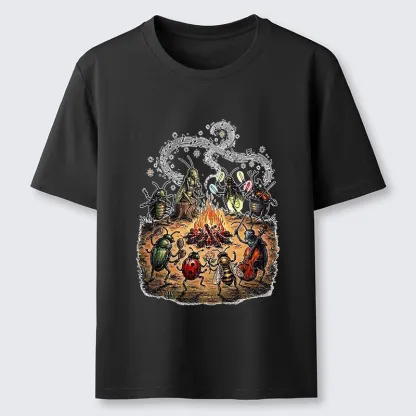 Tokyo-Tiger Bug Band Campfire Jam Classic T-Shirt