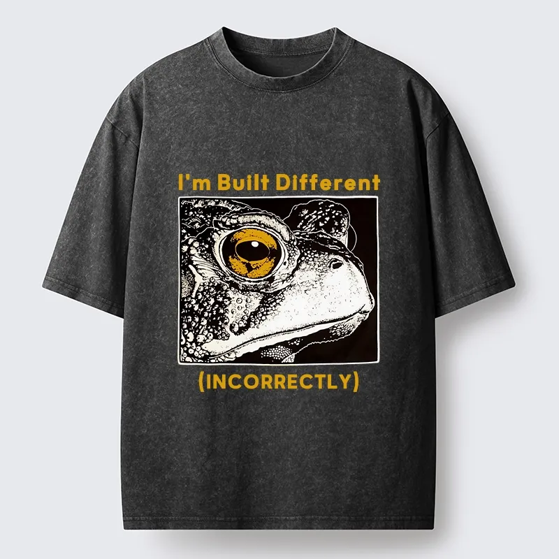 Tokyo-Tiger Unique Frog Has Special Built Style Washed T-Shirt Sale