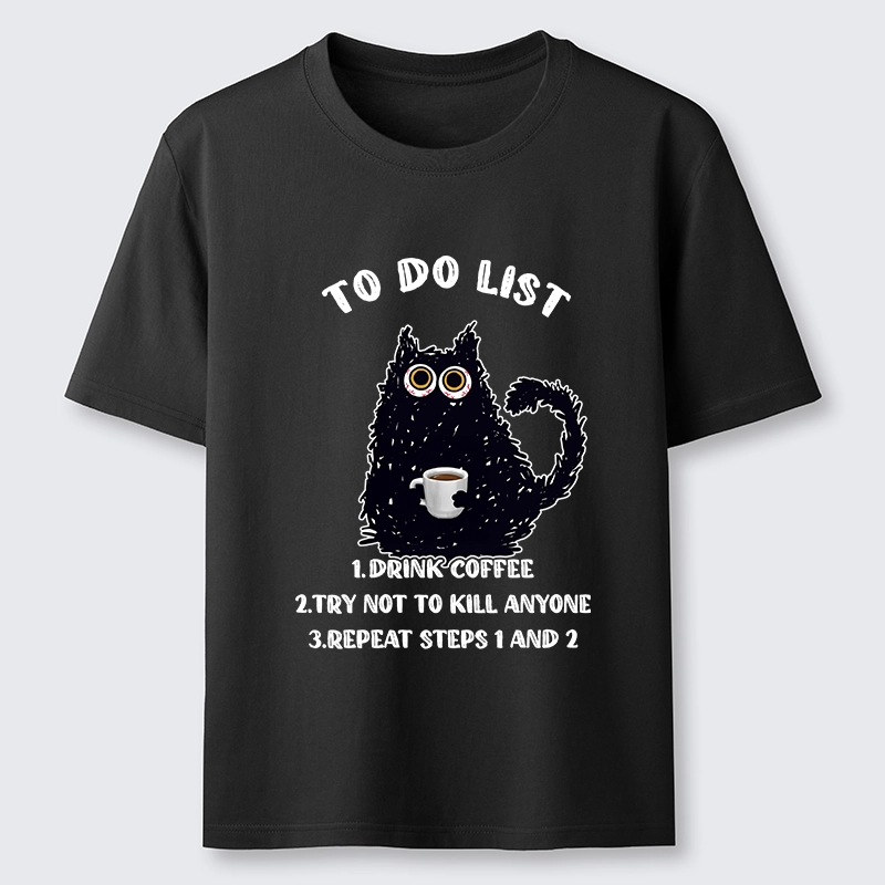 Tokyo-Tiger Funny Meme Daily Coffee Routine Classic T-Shirt