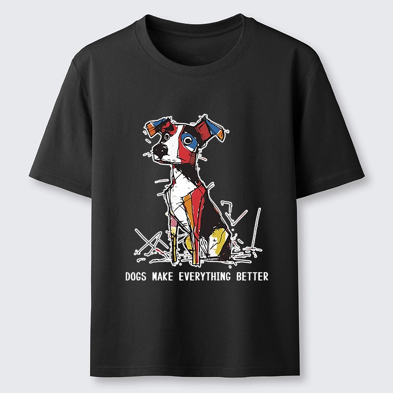 Tokyo-Tiger Colorful Puppy Street Art Graphic Classic T-Shirt