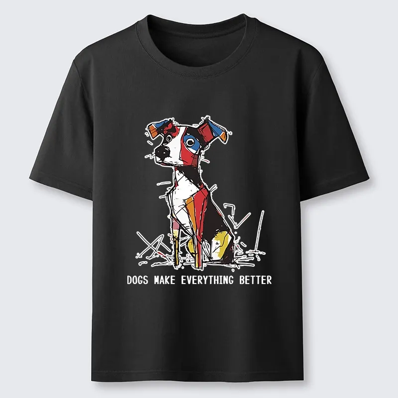Tokyo-Tiger Colorful Puppy Street Art Graphic Classic T-Shirt