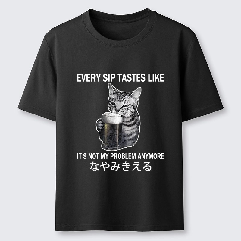 Tokyo-Tiger Chill Beer Cat Relax Graphic Classic T-Shirt