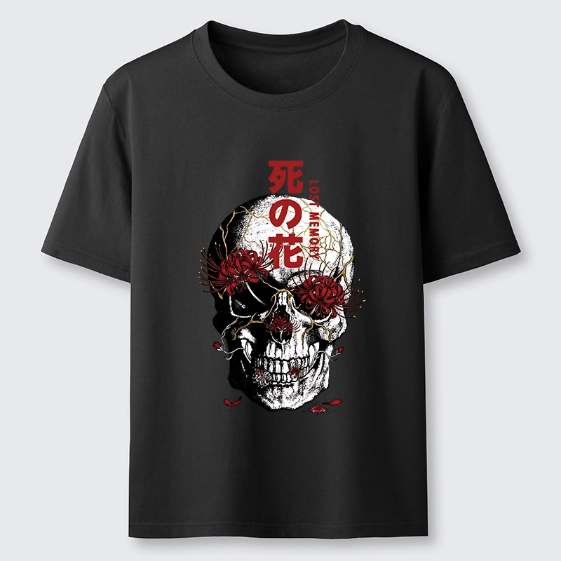 Tokyo-Tiger Dark Goth Spider Lily Skull Art Classic T-Shirt