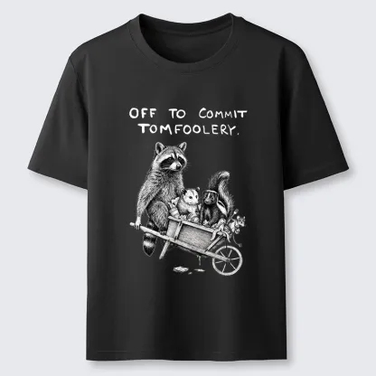 Tokyo-Tiger Raccoon Crew On A Mission Classic T-Shirt