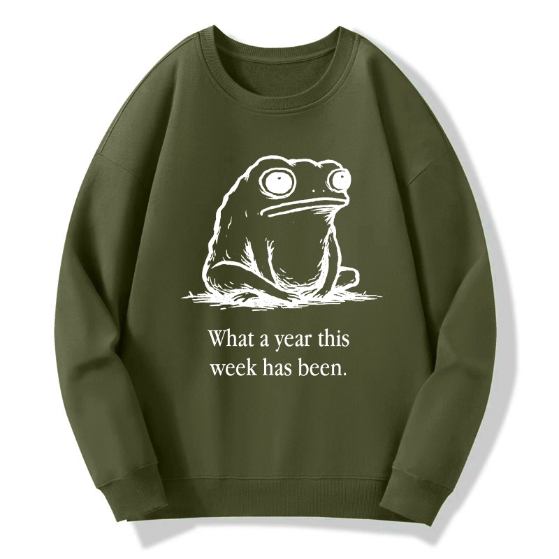 Tokyo-Tiger This Week Feels Like A Whole Year Classic Sweatshirt
