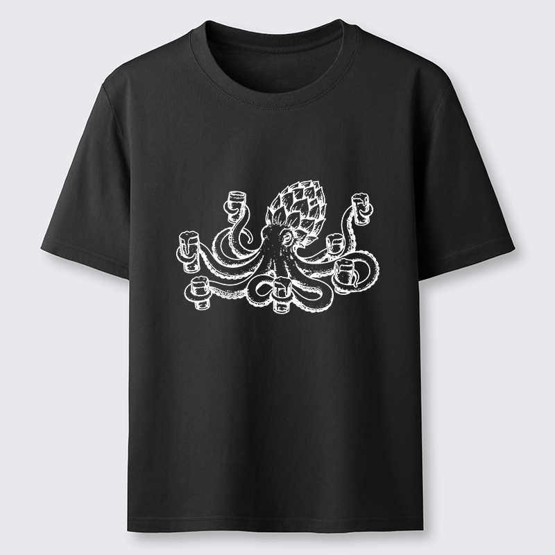 Tokyo-Tiger Sea Creature Loves Cold Brew Drinks Classic T-Shirt