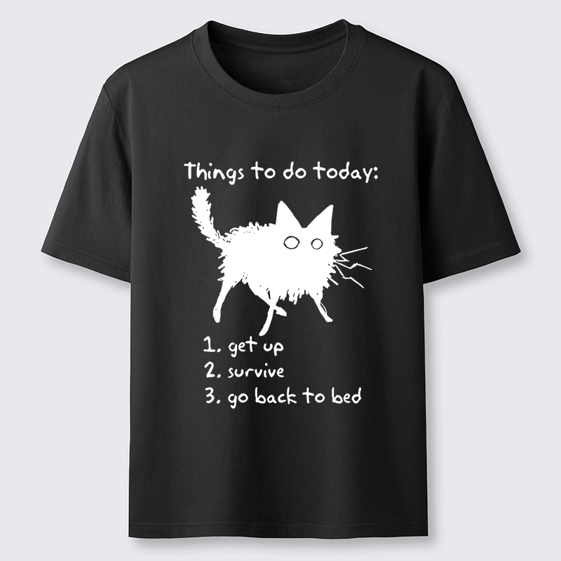 Tokyo-Tiger Lazy Cat Survive Day Funny Meme Classic T-Shirt