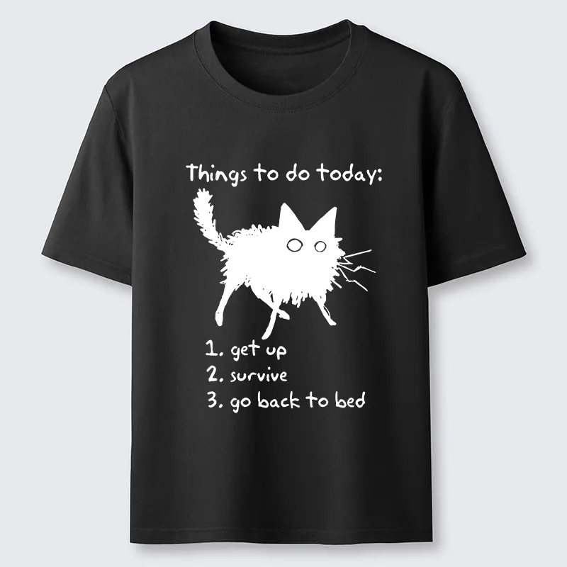 Tokyo-Tiger Lazy Cat Survive Day Funny Meme Classic T-Shirt
